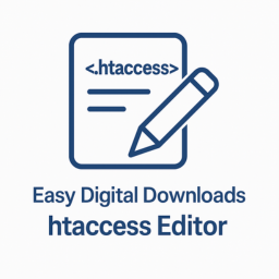 Easy Digital Downloads – htaccess Editor logo