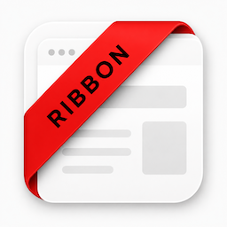 Peterwolf Corner Ribbon logo