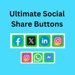 Ultimate Social Share Buttons logo