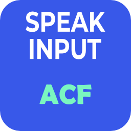 Speak Input – Voice Dictation for ACF logo