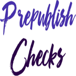 PrePublish Checks by Kgaurav logo