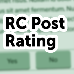 RC Post Rating logo