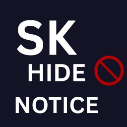 SK Notice Hider logo