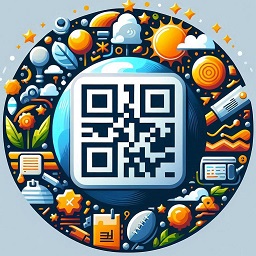 Simple URL to QR Code logo