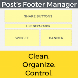 Posts Footer Manager logo