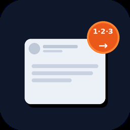 One Two Three Post logo
