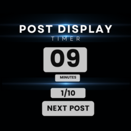 Post Display Timer logo