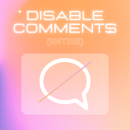 Turn Off Site Comments logo