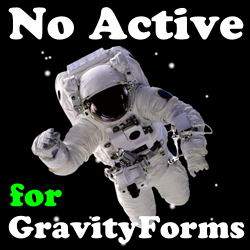No Active for GravityForms logo