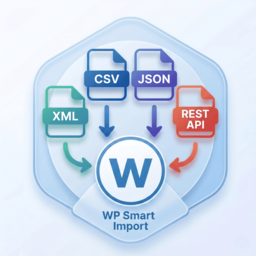 WP Smart Import : Import any XML File to WordPress logo
