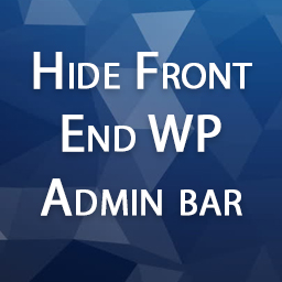 Hide Front End WP Admin Bar logo