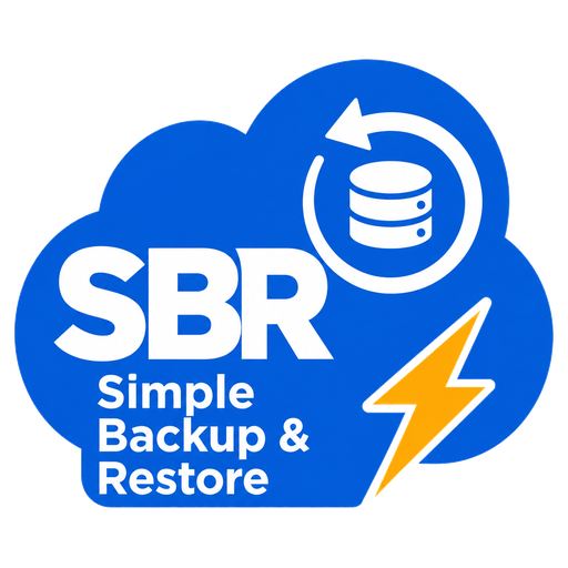 SBR Simple Backup & Restore logo