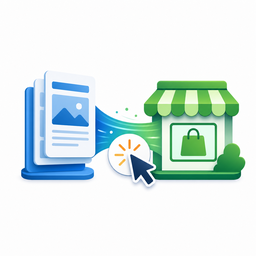 Ravi One Click Store Migration logo