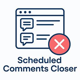 Scheduled Comments Closer logo