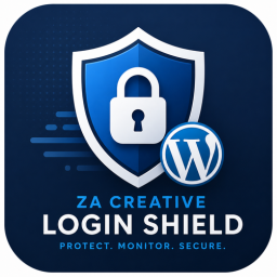 ZA Creative Login Shield logo