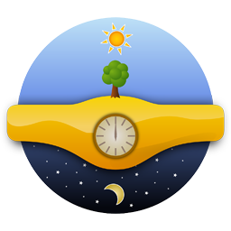 Welcome Greetings based on Time logo