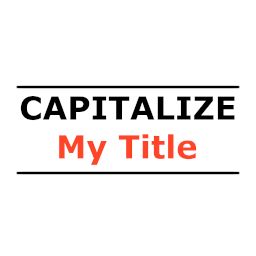 Capitalize My Title WordPress Plugin logo