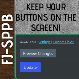 Sticky Preview and Publish Buttons by FibroJedi logo