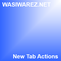 New Tab Actions by wasiwarez logo