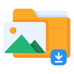 Media Library Download logo