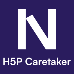 NDLA's H5P Caretaker logo