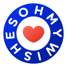 Ohmywishes Button logo