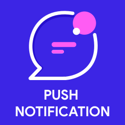 Push notification for Mobile and Web app logo